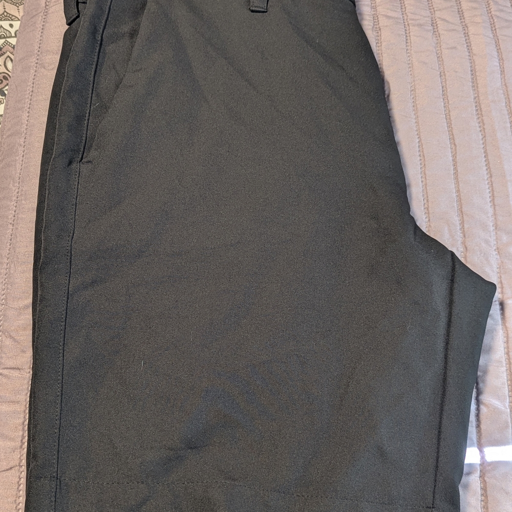 Black Tailored Shorts